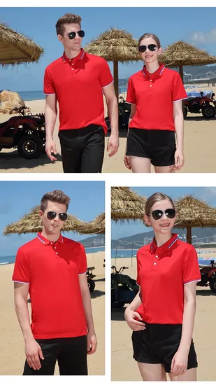 Custom Cotton Knitted Sports Wear Polo Pique Shirts