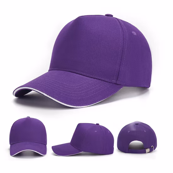 Gorra de camionero promocional de alta calidad en blanco de Color sólido de moda al aire libre gorra de béisbol Unisex negra gorra deportiva