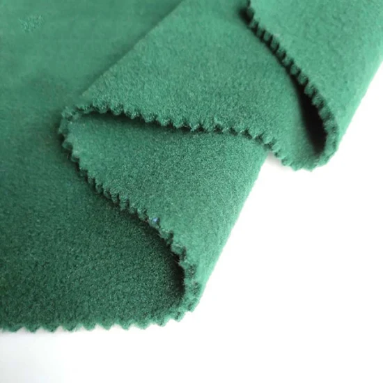 Tejido polar micro tejido cepillado 100% poliéster para uniformes