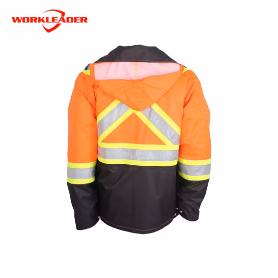 Parka de invierno impermeable de alta visibilidad 4 en 1
